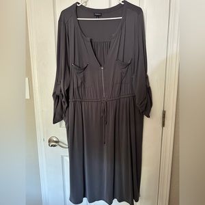 Torrid grey dress, size 3. Newer, never worn.